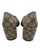 Gucci Shoe Size 40 Brown & Tan Coated Canvas Leather Guccissima Block heel Pumps Brown & Tan / 40