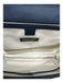Gucci Navy Pebble Leather Bamboo Accent Removeable Shoulder Strap Satchel Bag Navy / Medium