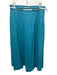 Gucci Size 48 Turquiose Viscose Blend Leather Belt Gold Hardware Pleated Skirt Turquiose / 48