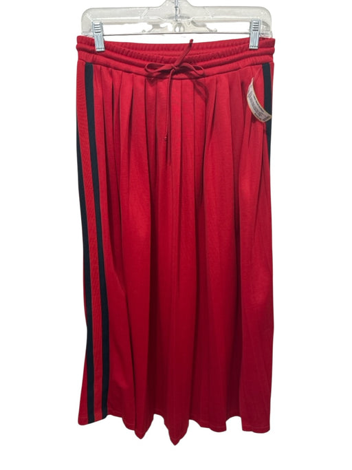 Gucci Size S Red & Black Polyester Blend Elastic Waist Drawstring Skirt Red & Black / S