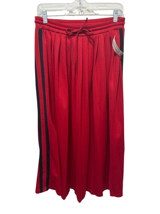 Gucci Size S Red & Black Polyester Blend Elastic Waist Drawstring Skirt Red & Black / S