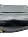 Chanel Black Leather Quilted Logo Bifold Wallets Black