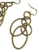 David Yurman Gold 750 18K Drop Cable Hook Earrings Gold