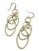 David Yurman Gold 750 18K Drop Cable Hook Earrings Gold