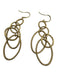 David Yurman Gold 750 18K Drop Cable Hook Earrings Gold