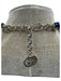 Gucci Navy Blue Faux Pearl Jeweled Light Gold Hardware Bib Choker Necklace Navy Blue