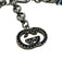 Gucci Navy Blue Faux Pearl Jeweled Light Gold Hardware Bib Choker Necklace Navy Blue