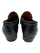 Gucci Shoe Size 40 Black Leather Web Stripe Closed Toe Loafer Stacked Sole Shoes Black / 40