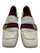 Gucci Shoe Size 40 Off White Leather Web Stripe Closed Toe Loafer Shoes Off White / 40