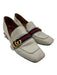 Gucci Shoe Size 40 Off White Leather Web Stripe Closed Toe Loafer Shoes Off White / 40