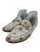 Gucci Shoe Size 40 Cream & Gold Leather Embroidered Gold Hardware BEES Shoes Cream & Gold / 40