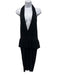 Gucci Size Large Black Rayon Halter Draped Dress Black / Large