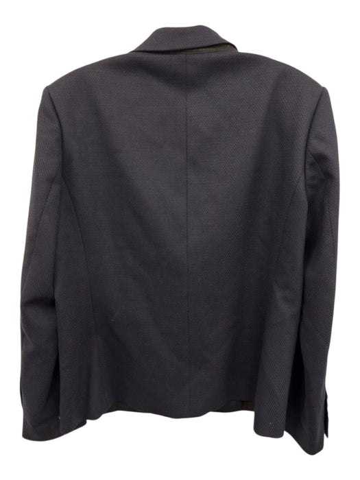 Gucci Size 48 Navy Wool Blend Long Sleeve 1 Button Blazer Navy / 48