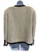 Gucci Size 46 Cream Beige & Black Cotton Blend Tweed Contrast Trim Jacket Cream Beige & Black / 46