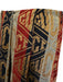 Gucci Size 48 Red, Navy & Multi Print Wool Blend Gold Accents Pleated Skirt Red, Navy & Multi Print / 48