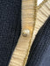 Gucci Size XL Navy Cotton Blend Button Front Contrast Edging Cardigan Navy / XL