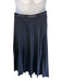 Gucci Size 46 Navy Wool Blend Horsebit Detail Zip & Hook Closure Pleated Skirt Navy / 46