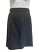 Gucci Size 50 Black Wool Zip & Hook Closure Textured A Line Skirt Black / 50