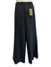 Gucci Size 50 Black Wool Zip, Hook & Button Wide Leg High Waist Trouser Pants Black / 50