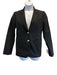 Gucci Size 46 Black Cotton Blend 2 Buttons Patch Pocket Jacket Black / 46