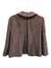 Gucci Size 48 Pink & Black Wool Blend Houndstooth Tweed Pleat 3 button Skirt Set Pink & Black / 48