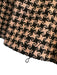 Gucci Size 48 Pink & Black Wool Blend Houndstooth Tweed Pleat 3 button Skirt Set Pink & Black / 48