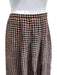 Gucci Size 48 Pink & Black Wool Blend Houndstooth Tweed Pleat 3 button Skirt Set Pink & Black / 48