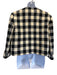 Gucci Size 48 Black & White Wool Gingham Button Front Flap Pockets Jacket Black & White / 48