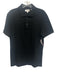 Lacoste Size S Black Cotton Solid Polo Men's Short Sleeve Black / S