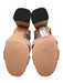 J. Crew Shoe Size 9 Light Pink Suede Rounded Square Toe Criss Cross Sandals Light Pink / 9