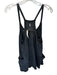 FP Movement Size M Black Cotton Back Zip Spaghetti Strap built in shorts Romper Black / M
