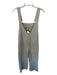 Zara Size M Gray Cotton Front Pocket Sleeveless Jumper Gray / M
