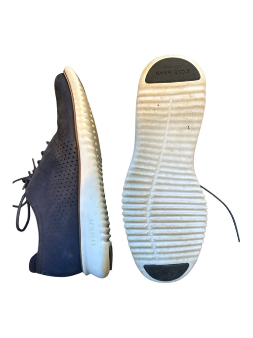 Cole Haan Shoe Size 9.5 Blue Leather Perforated Lace Up Men's Sneakers Blue / 9.5