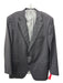 Samuelsohn Gray Wool Solid 2 Button Men's Blazer Gray / 46L