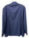 H Stockton Navy Wool Solid 2 Button Men's Blazer Navy / 48L
