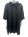 Peter Millar Size XL Black Synthetic Solid Polo Athleisure Men's Short Sleeve Black / XL