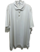 Peter Millar Size XL White Synthetic Solid Athletic Polo Men's Short Sleeve White / XL