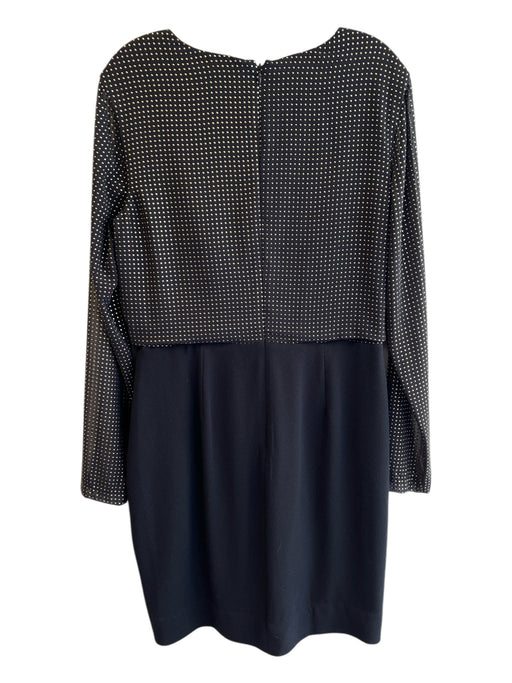 Dress the Population Size L Black & Gold Polyester Long Sleeve Gold detail Dress Black & Gold / L