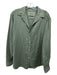 Grayson Size 5 Green Cotton Button Up Collar Long Sleeve Breast Pocket Top Green / 5