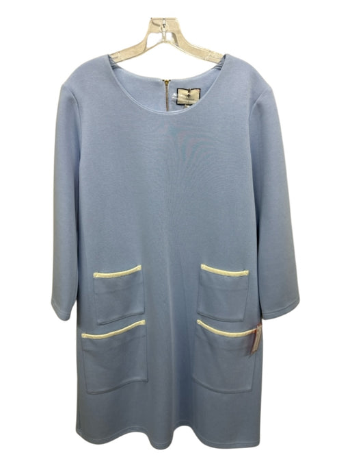 Tuckernuck Size XXL Blue Polyester & Cotton Front Pockets Long Sleeve Dress Blue / XXL