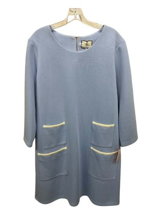 Tuckernuck Size XXL Blue Polyester & Cotton Front Pockets Long Sleeve Dress Blue / XXL