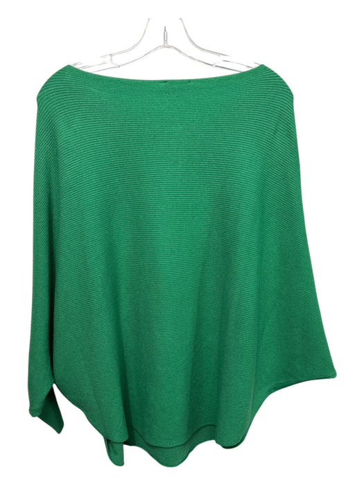 Kerisma Size M/L Green Viscose Blend Ribbed Long Sleeve Sweater Green / M/L