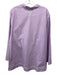 NicoBlu Size XL Lilac Cotton Blend Abstract Stiching Long Sleeve Tunic Top Lilac / XL