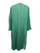 Tuckernuck Size XXL Green Linen Long Sleeve Button Down Midi Dress Green / XXL