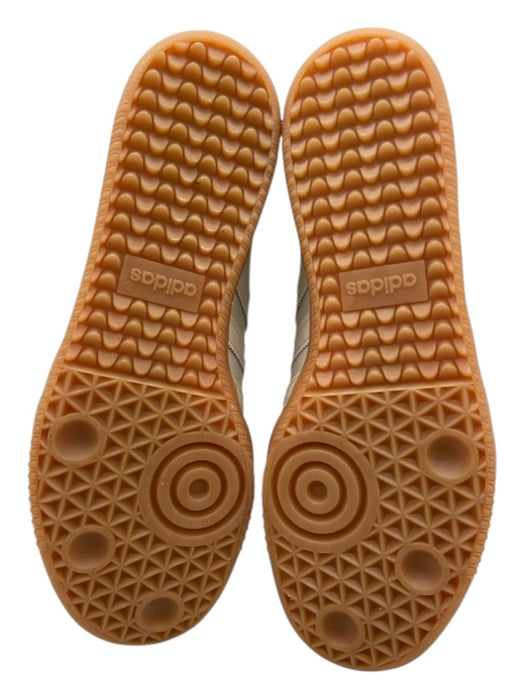 Adidas Shoe Size 9 Off White Leather round toe lace up Low Top Sneakers Off White / 9