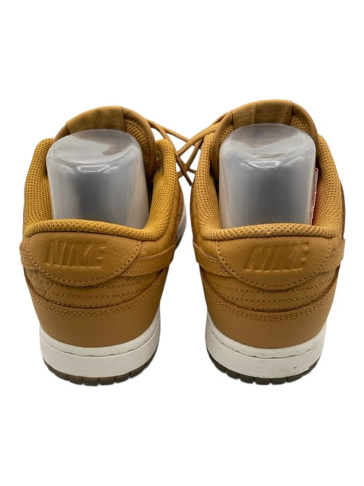 Nike Shoe Size 9 Tan & White Leather Quilted Perforated Lace Up Low Top Sneakers Tan & White / 9