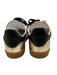 Isabel Marant Shoe Size 40 Gold & Black Sheep Leather round toe Logo Sneakers Gold & Black / 40