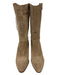 Golden Goose Shoe Size 40 Light Tan Suede Pointed Toe Stich Detail Booties Light Tan / 40