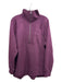 Spanx Size M Burgundy Purple Polyester Blend Heathered High Neck Pullover Jacket Burgundy Purple / M