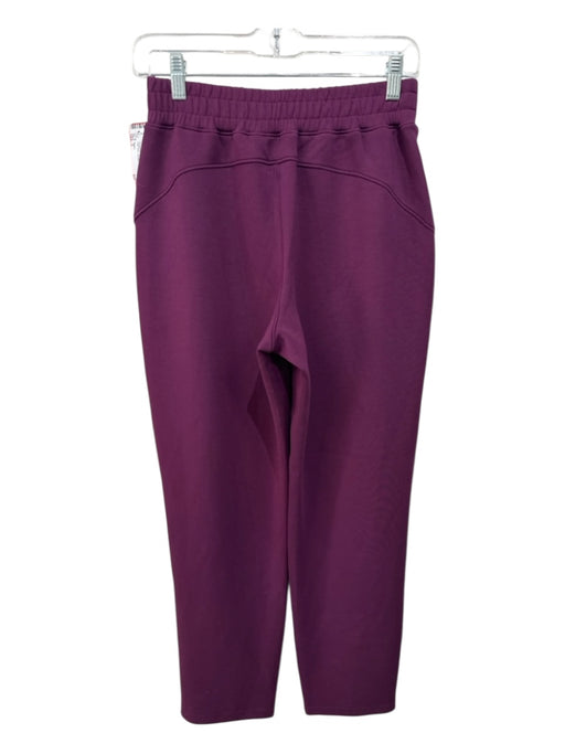 Spanx Size S Burgundy No Fabric Tag Elastic Waist High Rise Paneled Lounge Pants Burgundy / S